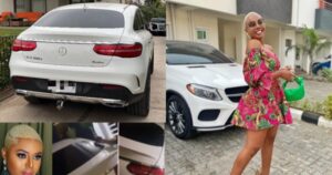 Nancy isime with her MERCEDES BENZ GL63 4MATIC (2016)